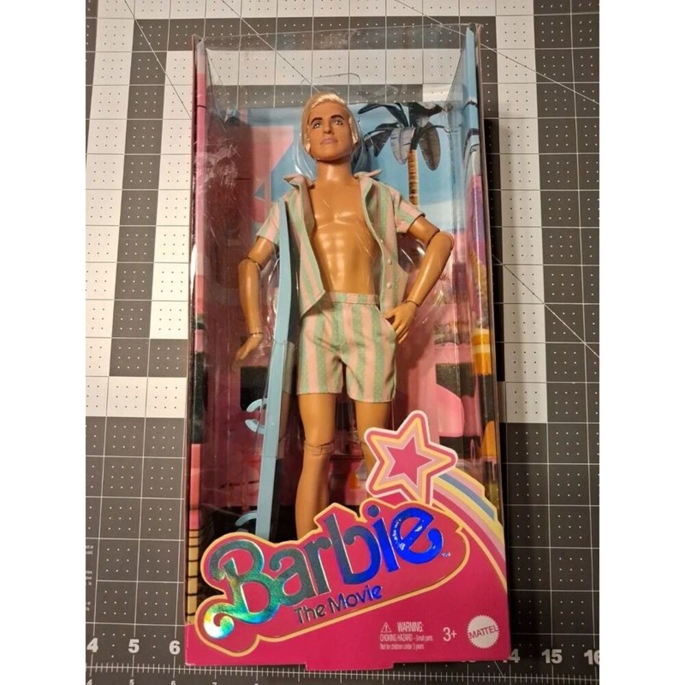Mattel Barbie The Movie Ken Doll Surfboard